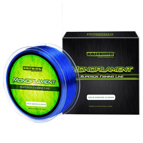 KastKing Monofilament Fishing Line 300Yds600Yds Mono Blue Leader Line