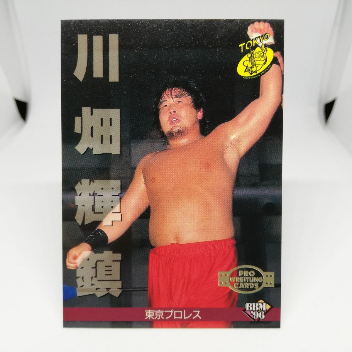 197 KISHIN KAWABATA TOKYO JAPAN PRO WREITLING CARD BBM96 1996