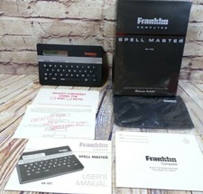 Franklin Computer Spell Master SA-103 With All Paperwork Travel Case and Box