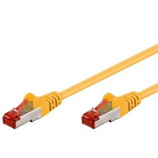 Techly Professional Cavo di rete Patch in CCA Schermato Cat. 6 Giallo F/UTP 1 m 