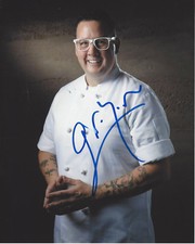 GRAHAM ELLIOT SIGNED AUTHENTIC 8X10 PHOTO D w/COA TOP CHEF COOK MASTERCHEF