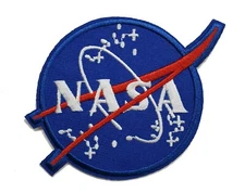 NASA Space Explorer Logo 3" Embroidered Iron/Sew-on Applique Patch Meatball