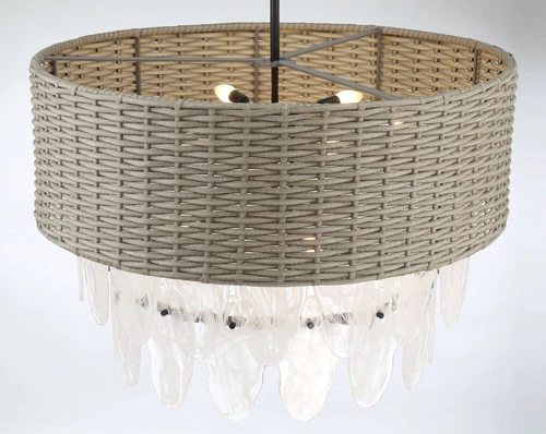 Minka Lavery Breakers Isle 9 Light Pendant, Coal - Picture 5 of 5