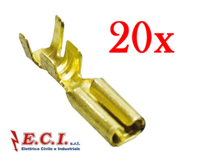38.2 FASTON FEMALE 2.8Mm (20 Pieces)