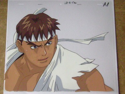 Street Fighter Alpha Zero Ryu Anime Production Cel 3 Ebay