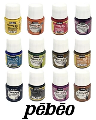 PÉBÉO Pebeo PORCELAINE 150 Permanent Porcelain China Ceramic Paint 45ml