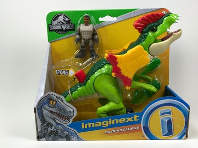 imaginext jurassic world dilophosaurus & agent