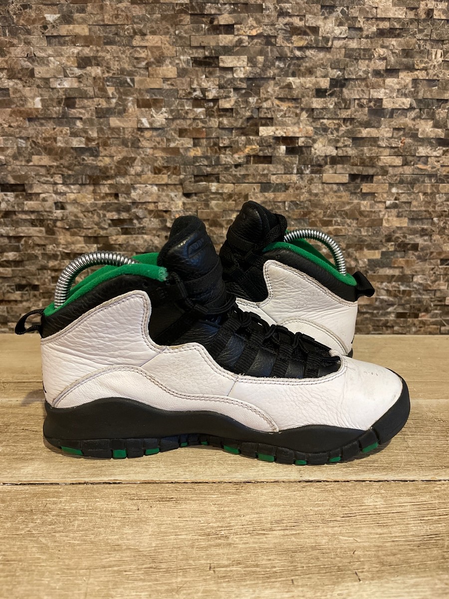 Nike Air Jordan 10 Retro Seattle (GS) 310806-137 Court Green 2019