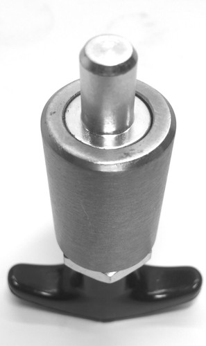 T Handle Spring Loaded Pull Pop Pin 3/8" Tip With Aluminum Body - Picture 3 of 3