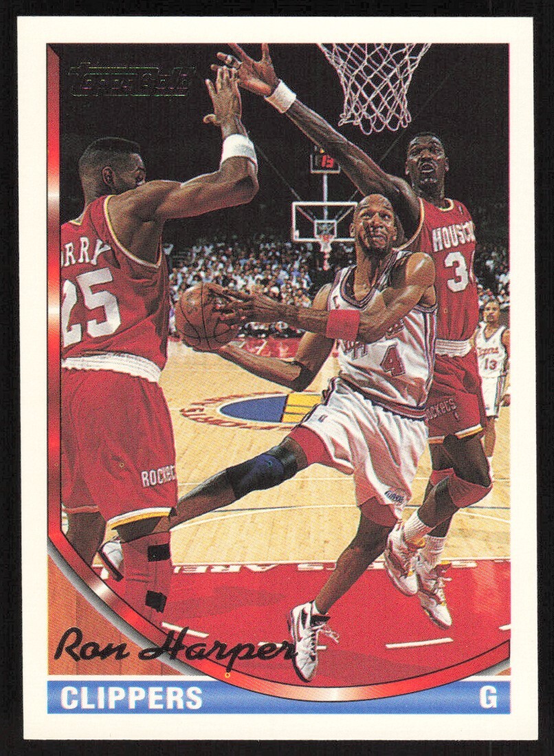 1993-94 Topps Gold Basketball Ron Harper #328 Los Angeles Clippers