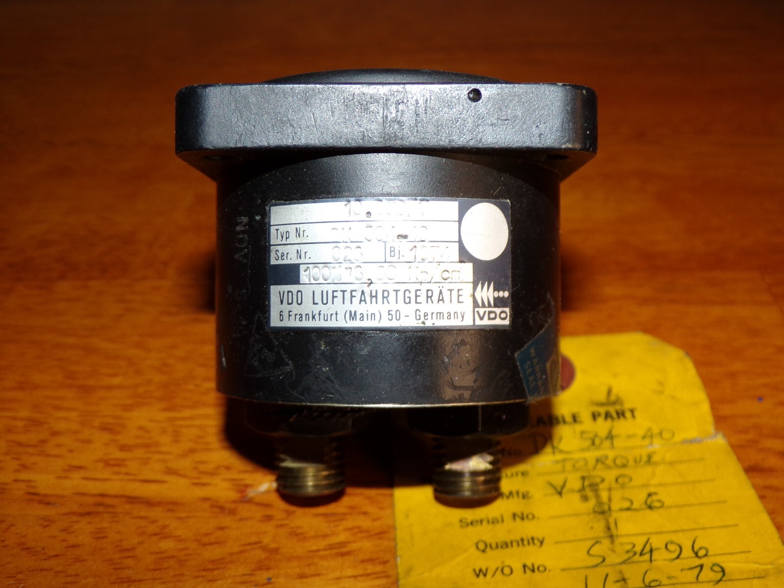 Airbus Helicopter Torque Gauge DK50440 VDO Luftfahrtgerate eBay