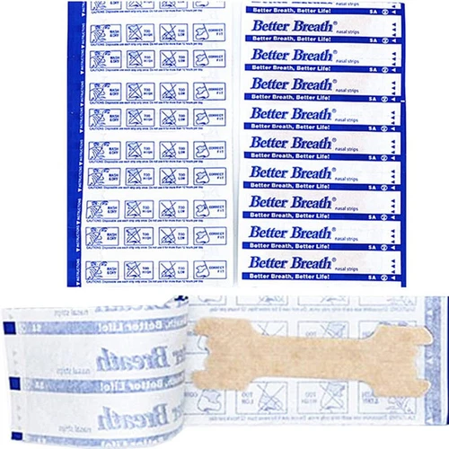 Ersatz Nasenstreifen Pflaster (groß) besser atmen Anti Schnarchen Schlafmittel USA - Bild 10 von 16