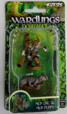 WARDLINGS MINIATUREN EXP SPIEL BRANDNEU ~ WAVE 4 ~ MUD ORC & MUD PUPPY