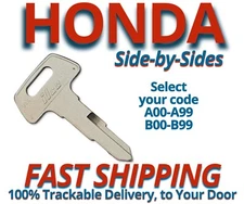 Honda Talon Keys Replacement Key Cut to your Code A00-A99 B00-B99