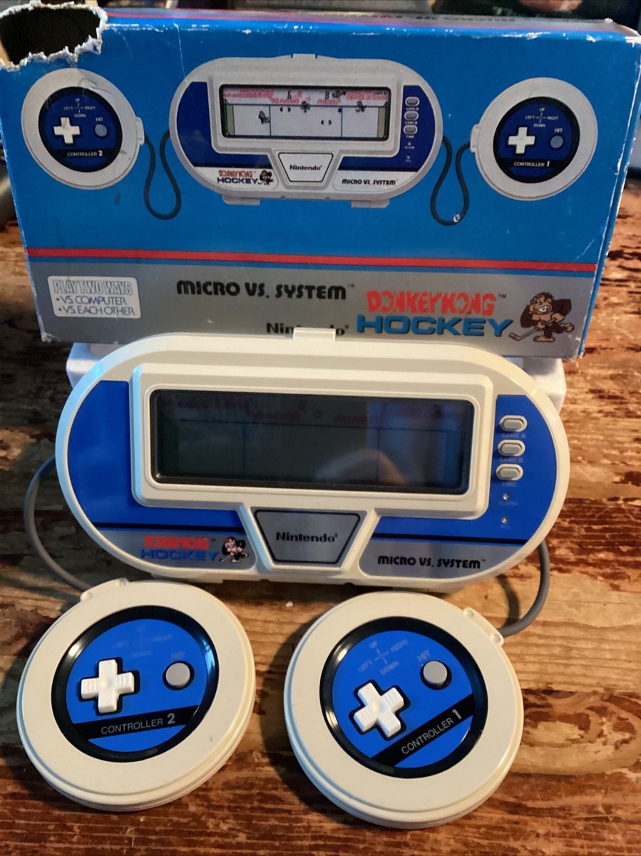Donkey Kong Hockey Nintendo Game and Watch Micro VS System