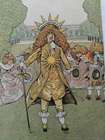 JOB ENGRAVING COLORS LOUIS XIV KING SUN VERSAILLES RJB13