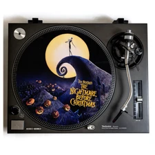 Nightmare Before Christmas DJ Turntable Slipmat Record Players Vinyl mat Gift