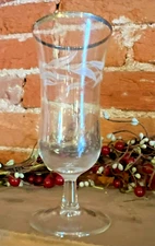 Vintage Nasco Paris Night Parfait Glasses | Set of 2 Elegant Glassware | 5.5"