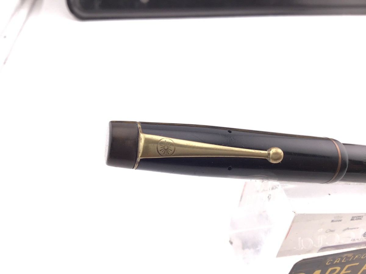 Vintage ONOTO DE LA RUE Chased Fountain Pen 14K Medium nib