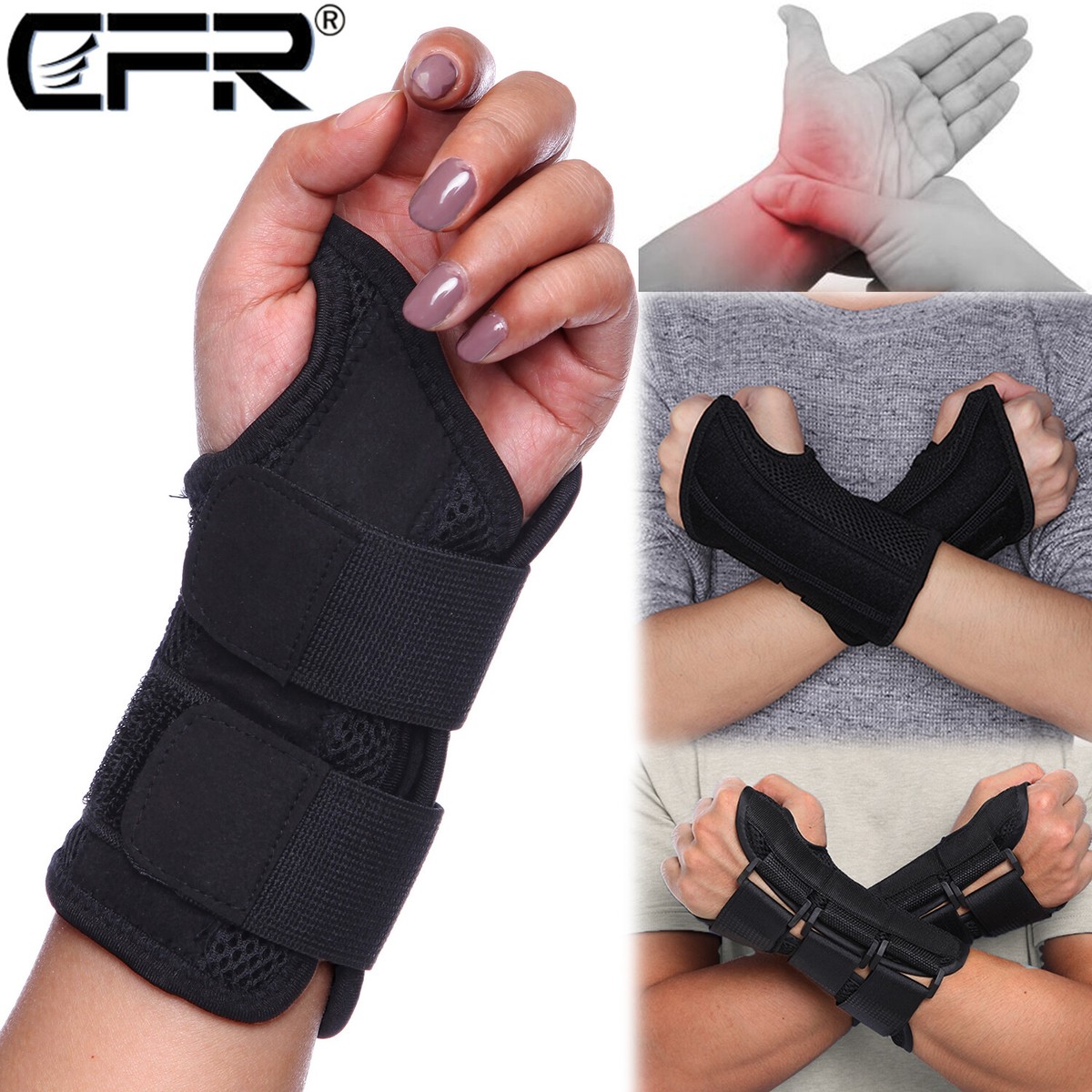 Carpal Tunnel Wrist Brace Night Sleep Wrist Support Wrist Splint