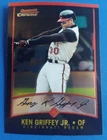 2001 BOWMAN CHROME KEN GRIFFEY JR #107 BASE CARD CINCINNATI REDS