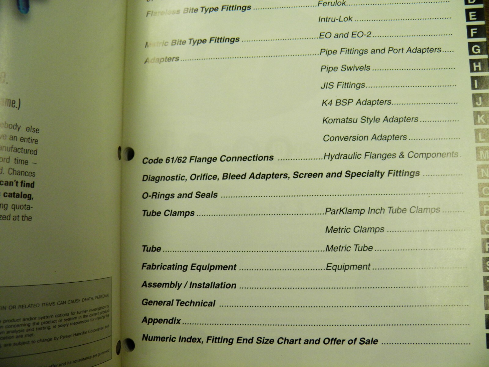 PARKER INDUSTRIAL TUBE FITTING ADAPTERS AND EQUIPMENT CATALOG AUGUST