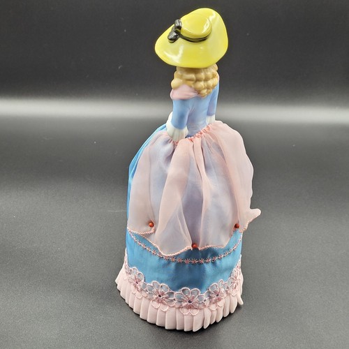 Pin Cushion Sewing Doll Vintage Hand Made Dress and Padding 24cm - Picture 6 of 16