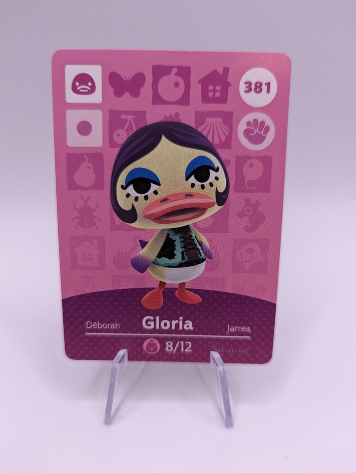 CARTE AMIIBO ANIMAL Crossing 372 DOC / GUSTL / CRISPIN SÉRIE 4 S4 EUR 14,90 - FR