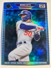 2024 Leaf Pro Set Metal MOOKIE BETTS Dodgers NSCC Light Blue Refractor 3/3