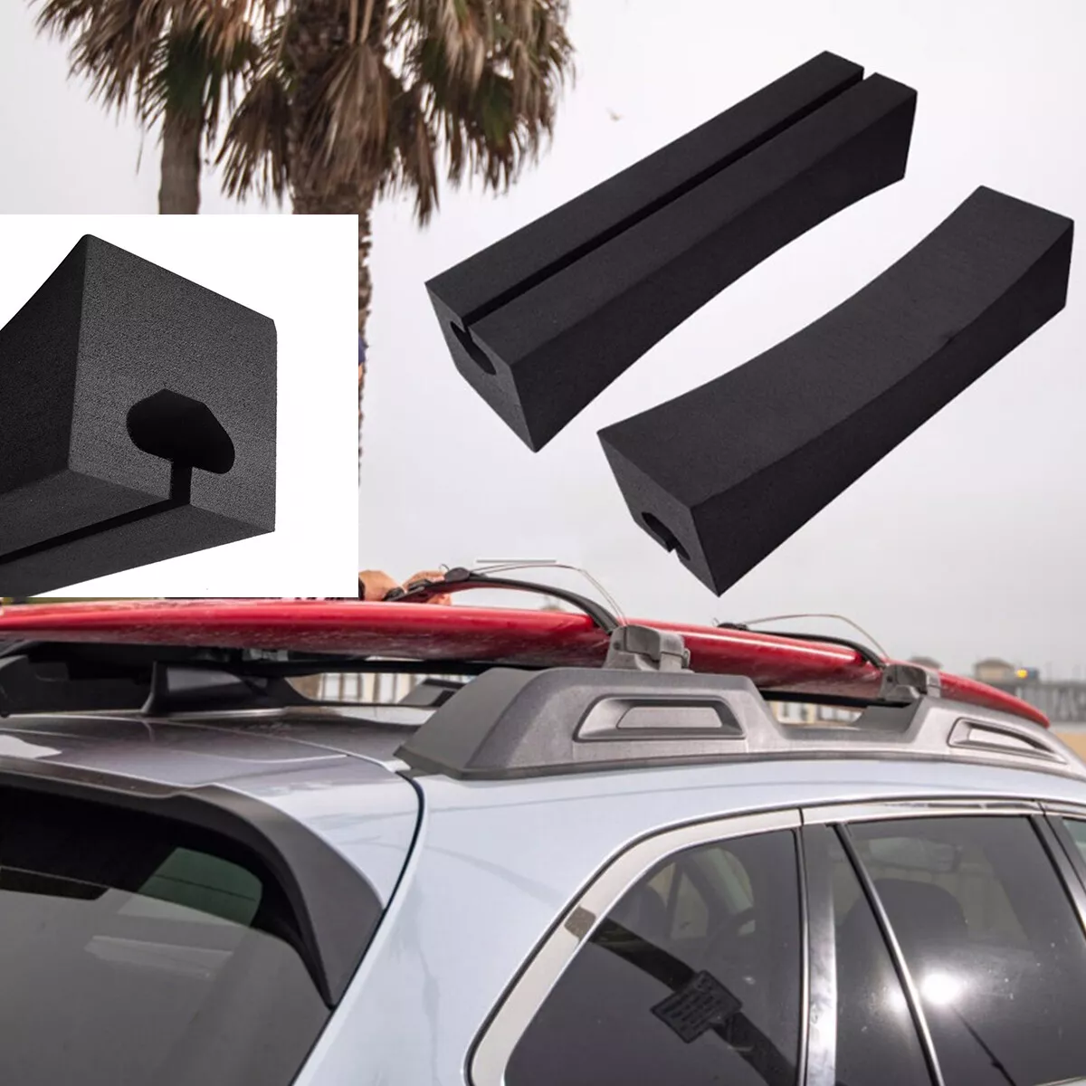 2 40.5 9 10cm Portable Car Surf Board Kayaks Stand up Paddle Board Roof Rack