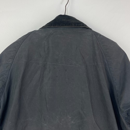 Barbour Beaufort Wax Jacket Mens C42 Blue Waxed Country Vintage Classic Coat - 第 7/21 張圖片
