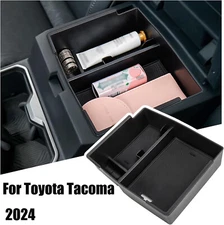 For Toyota Tacoma 2024 Center Console Armrest Storage Box Trim Organizer Tray