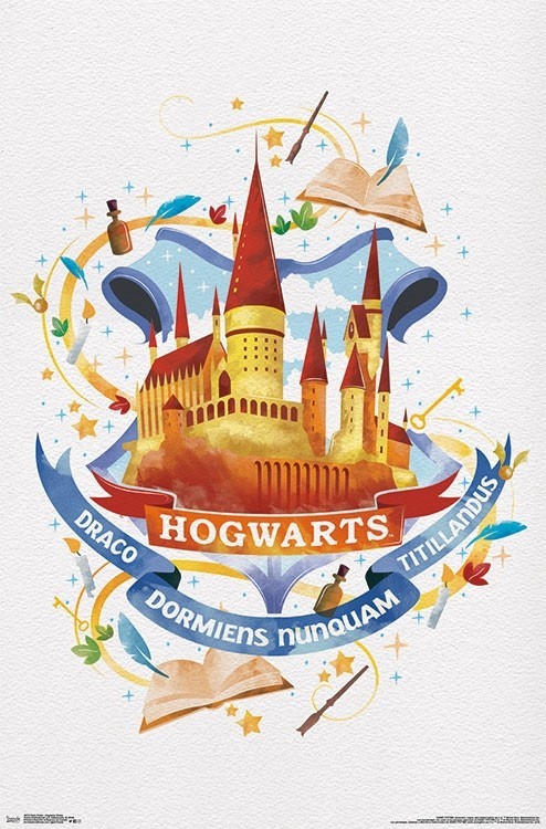 HARRY POTTER - CARTEL DE ENCANTO DE HOGWARTS - 22x34 - 16722