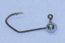 17 pk 1/64 oz No Collar Fly Tying Crappie Trout Fishing Jigs Bronze Sickle Hooks