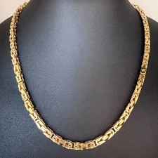 MASSIVE KÖNIGSKETTE  90 cm AUS 585/- GELBGOLD FBM WERT 22998,- €