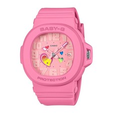 CASIO BABY-G BGA 10 4AJF PLAYFUL HEARTS Series Watch Swing Heart Dial Pink