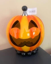 Transpac- Large Light Up Pumpkin Halloween Decor
