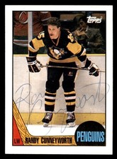 1987 Topps Hockey #150 Randy Cunneyworth Signed Autograph (no COA) *d3