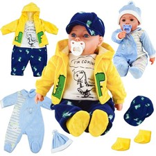 Set Of 2 Baby Doll Boy Clothes Outfits For 20" Baby Dolls Reborn Dolls BiBi Doll