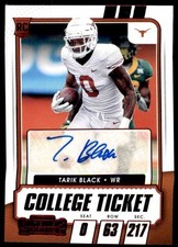 2021 Panini Contenders Draft Picks Game Ticket Red Tarik Black Auto #137