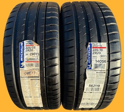 Set of TWO BRAND NEW 225/35ZR20 (90Y) Michelin Pilot Sport 4S ZP