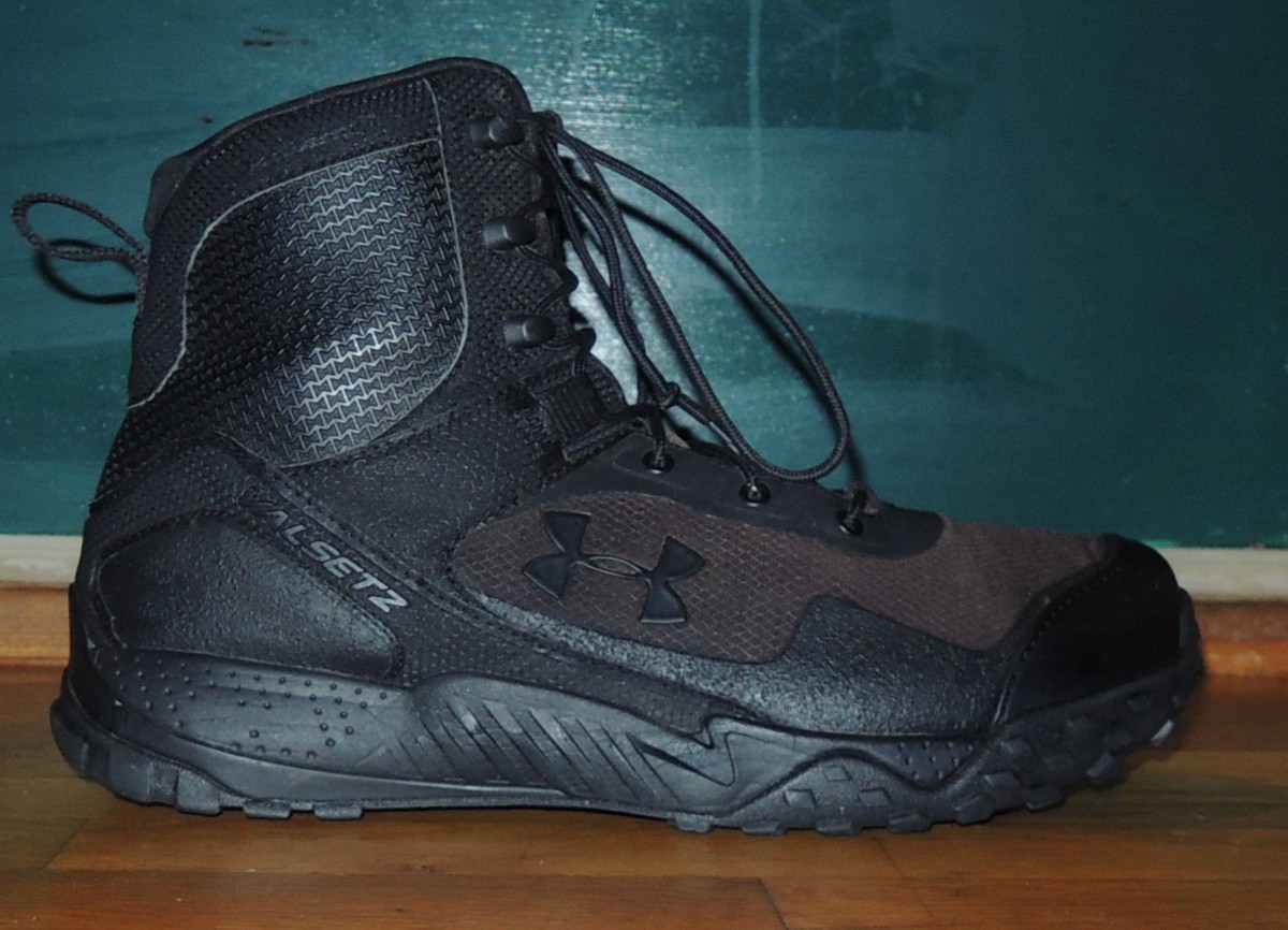 Under Armour Valsetz RTS 1.5 Side-Zip Tactical Boots Mens 12 Black Green Combat Under Armour Men main image 2