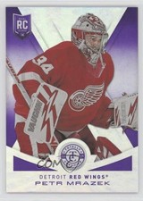 2013 Totally Certified Rookie Mirror Platinum Purple 15/35 Petr Mrazek #186 0c3