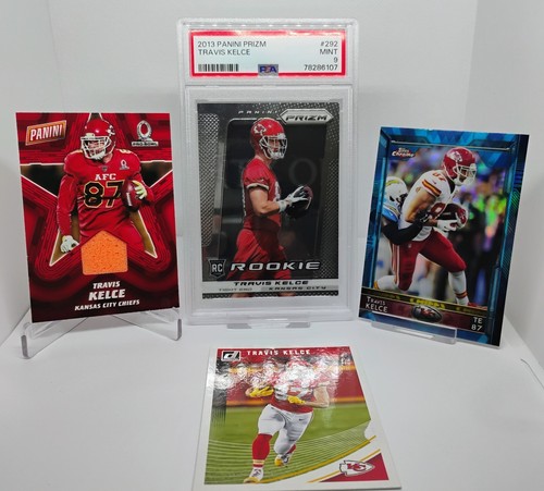 2013 Panini Prizm Rookie Travis Kelce #292 ROOKIE INCLUDE GAME USED PRO BOWL
