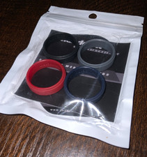 Thunderfit Born Victorious Flexible Men's Silicone Rings - 4-pack - Size 16 -NEW
