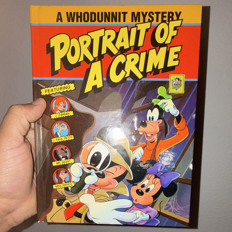 The Storyteller Disney A Whodunnit Mystery: Portrait of a Crime Mickey & Friends
