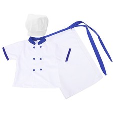 Childrens Chef Outfit Children's Chef's Clothing Sleeve Hat Kids Aprons Childs