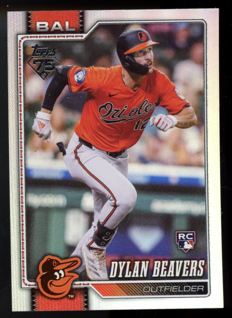 2026 TOPPS SERIES 1 Dylan Beavers Rc Rainbow Foil #339 Baltimore Orioles