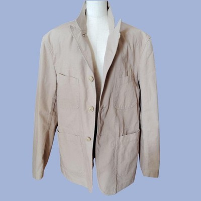 Engineered Garments Beige Men's Jacket Lightweight Casual Coat #FF ZEA