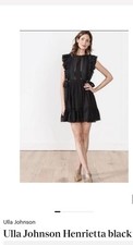 Ulla Johnson Henriette Mini Dress Size 2  Black